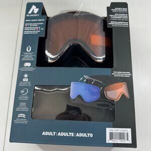 BLUESKY Adult Snow Goggles with Magnetic Quick Change Lens System 2 Lenses